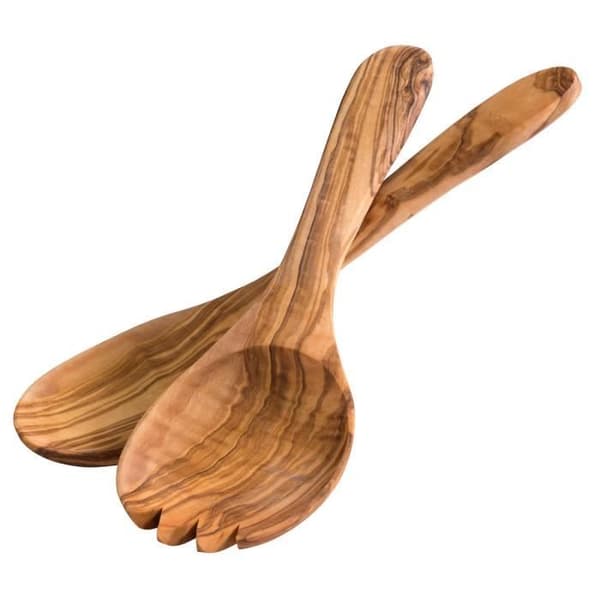 Saladbestick i olivträ 30,5 cm - Aps