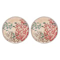 Miniatyrbillede 2 af 2: ROSE&TULIPANI SEA LIFE Sæt med 2 melamintallerkener 27 cm