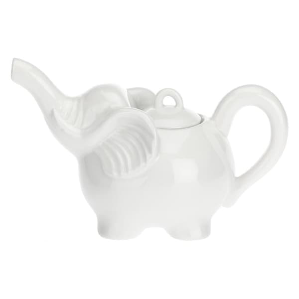 LA PORCELLANA BIANCA ELEFANTI Tekanna för elefant 750 ml