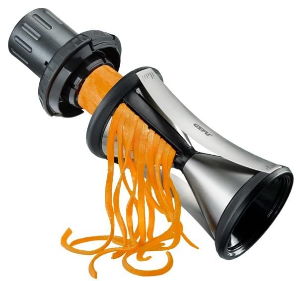 GEFU SPIRELLI XL-skærer Manuel Sort, Rustfrit stål Plastik, Rustfrit stål