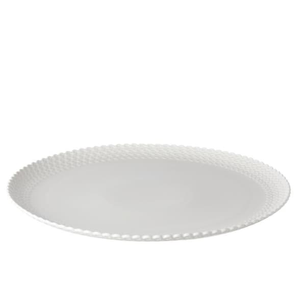 Momenti Stor Kagetallerken - Hvid, 34 cm