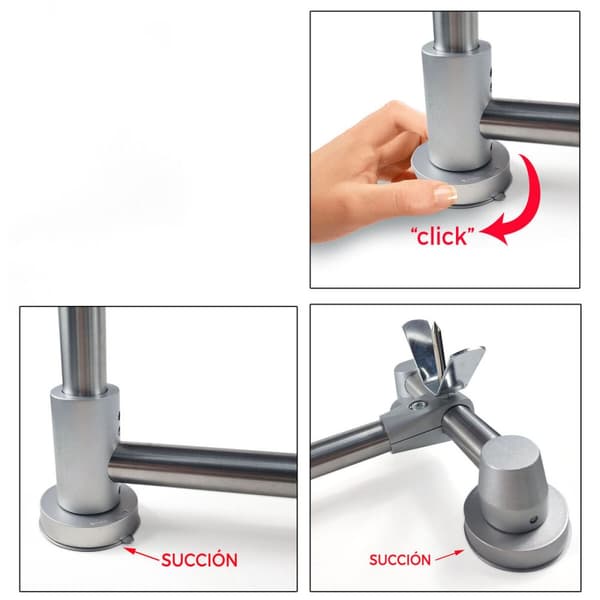 Skinkeholder Quttin INOX 50 x 22 x 32 cm (4 enheder)