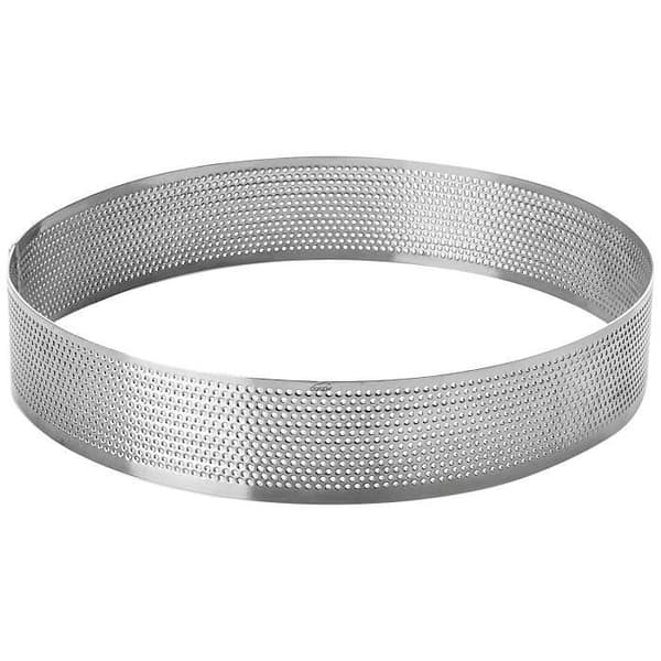 Lacor Perforerad rund cirkel d20 h2 cm Rostfritt stål, Grå, 20 cm - 68540