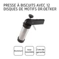 Miniatyrbild 4 av 4: Presse-biscuit - Dr Oetker - ref. 1980 - 12 mönsterplattor - Aluminiumlegering - Rostfritt stål
