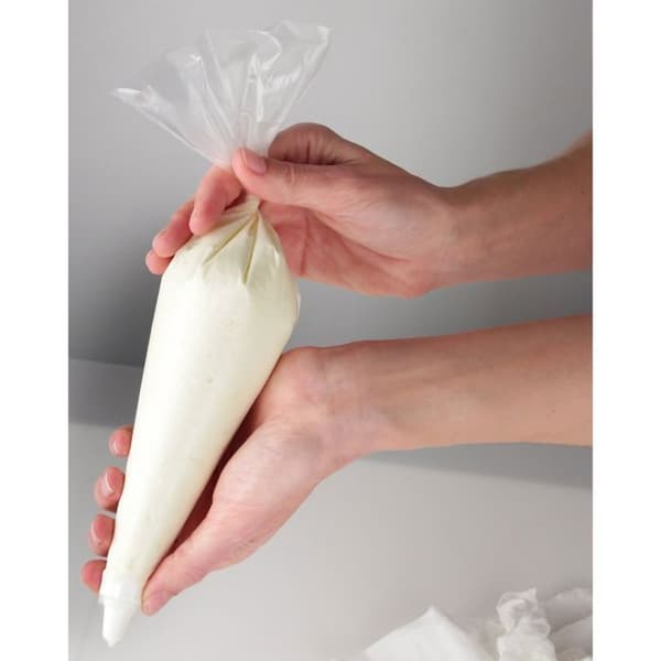 Förpackning med 20 engångsspritsar och 3 återanvändbara plastspetsar 32 cm Zenker Smart Pastry