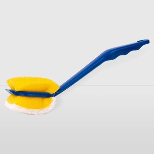 La briantina - LAV04940A - Köksdiskmaskinsborste med svamp och ergonomiskt handtag för tallrikar och kastruller
