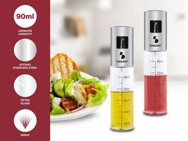 Beper kökstillbehörsset - C102SPE001 - Oljespray med gradvis glasbehållare - Kitchen Oil Spray