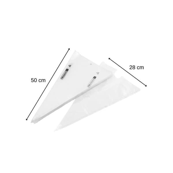 Set med 100 engångsspritsar 50 cm FM Professional