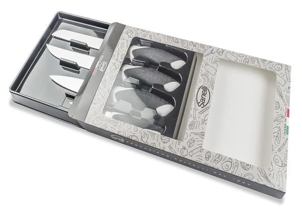 Redskapsset - Sanelli redskapsset - Sanelli909504 - Sakura Set med 4 köksknivar Vit/svart