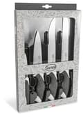 Miniatyrbild 1 av 3: Redskapsset - Sanelli redskapsset - Sanelli909504 - Sakura Set med 4 köksknivar Vit/svart