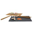 Miniatyrbild 1 av 4: Nerthus FIH 092 Komplett sushiset, skifferbräda, 2 set ätpinnar, 2 hållare, matta och 2 keramiska glas