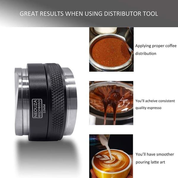 Neouza kökstillbehörssats - Tamper-Distributor-53mm-1PK