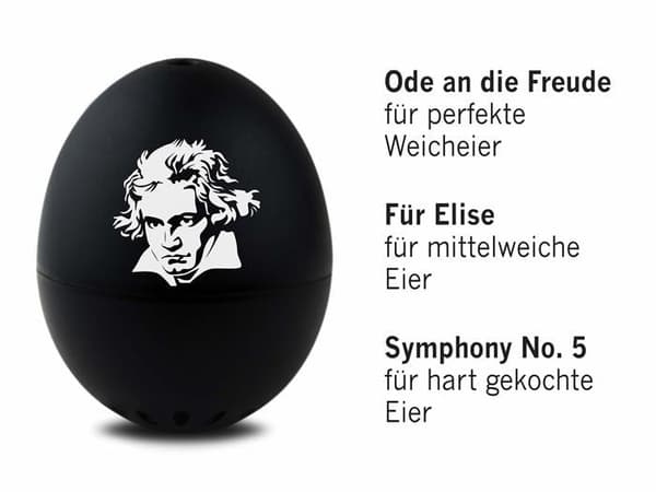Kökstillbehörsset Piepei Brainstream A005643 Beethoven Äggtimer 3 melodier för 3 hårdhetsnivåer