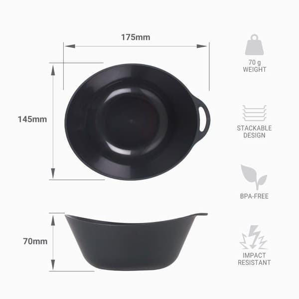Ensemble köksredskap - set köksredskap Lifeventure - 75800 - Graphite Ellipse Set med 4 delar Unisex, En storlek passar alla