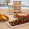 Miniatyrbild 2 av 3: Baksetti för bakverk - COOKUT - Magic Cake - 10 enkla recept - Transparent glas - Tydliga instruktioner