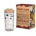 Miniatyrbild 1 av 3: Baksetti för bakverk - COOKUT - Magic Cake - 10 enkla recept - Transparent glas - Tydliga instruktioner
