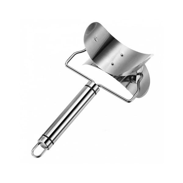 Köksaccessoarer - DUMPLE - Skärare + Form - 9,5 cm - Färg Grå - Praktisk och Effektiv