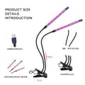 Miniatyrbilde 4 av 8: Plantelampe, 60 LED fullspektret vokselampe Plantelys Plantelampe 3 timere