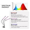 Miniatyrbilde 6 av 8: Plantelampe, 60 LED fullspektret vokselampe Plantelys Plantelampe 3 timere