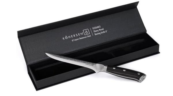 Luunpoistoveitsi Kohersen Elegance Ebony Wood 15,2cm