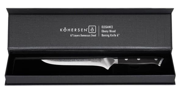 Luunpoistoveitsi Kohersen Elegance Ebony Wood 15,2cm