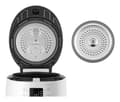 Miniatyrbillede 3 af 3: Riskoger med gøg og damper 1,08L hvid CRP-ST0609F