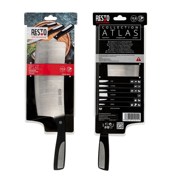 Resto Kitchenware 95319 keittiöveitsi Ruostumaton teräs 1 kpl Silppuriveitsi