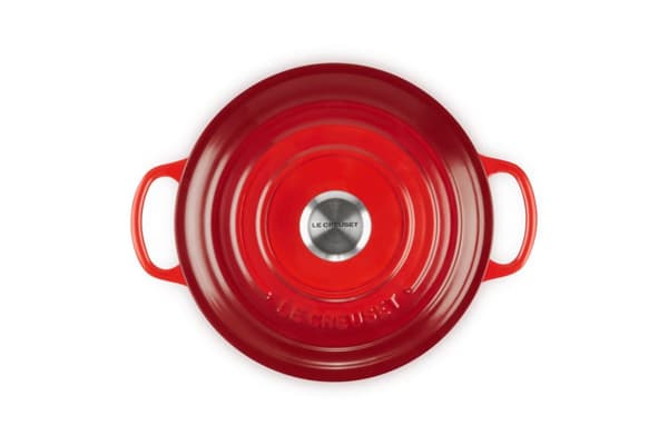 Le Creuset Signature -paistinpannu, pyöreä 22 cm, kirsikka
