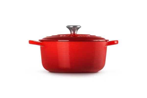 Le Creuset Signature -paistinpannu, pyöreä 22 cm, kirsikka