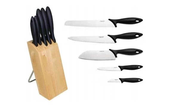 Fiskars 1023782 Essential knivsæt 5 stk.