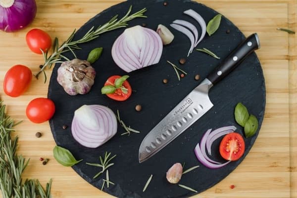 Santoku-veitsi Santoku Kohersen Elegance Ebony Wood 12,7cm