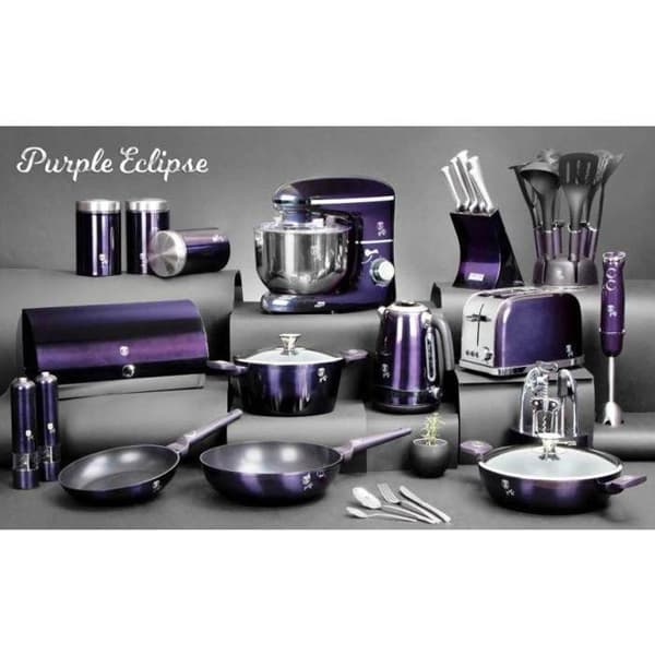 BERLINGERHAUS Köksredskap på ställning set om 7 delar Purple Eclipse Collection BH-6323