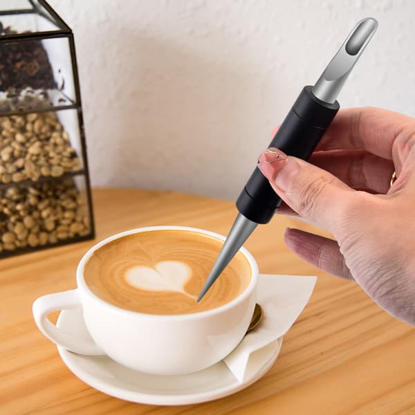 INF Ebony Latte Art Penna Set: Professionellt Kaffe Dekorationsverktyg