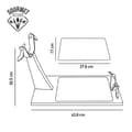 Miniatyrbillede 3 af 5: Skinkeholder i Træ EDM Brun Træ Gummitræ 30,5 x 43,8 cm