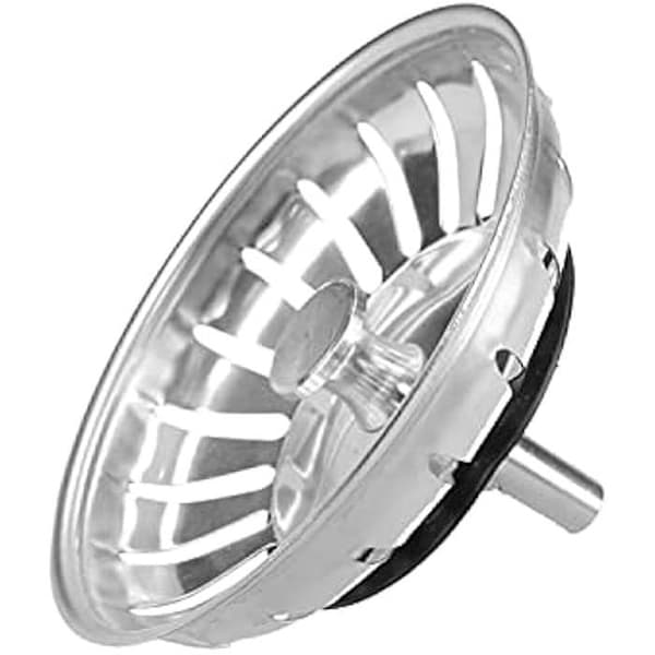 Korgstopp med sil - Fontastock - FSKFAC003 - Rostfritt stål - Gummitätning - 8,3 cm