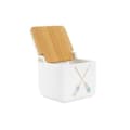 Miniatyrbild 3 av 4: Salière med bambulock dolomit DKD Home Decor 12,5x12,5x11,5 cm (x4)