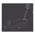 Miniatyrbillede 2 af 5: Fleksibel skinkeholder Bambus (48 x 18,5 cm)