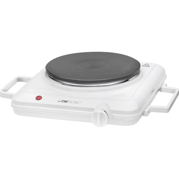 Clatronic EKP3582 271698 Kokplatta med manuell temperaturinställning Vit