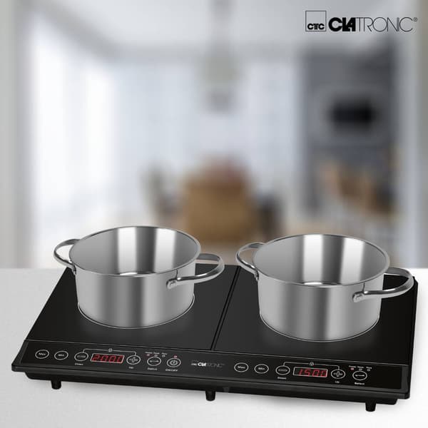 Clatronic DKI 3609 263703 Induktionsplatta med detektering av pannor