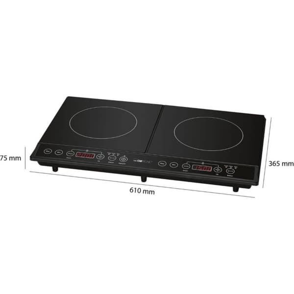 Clatronic DKI 3609 263703 Induktionsplatta med detektering av pannor