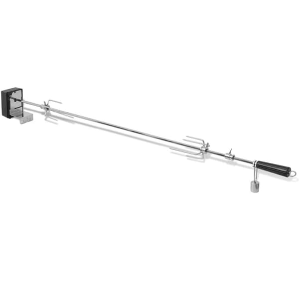 vidaXL BBQ Rotisserie-spyd med Motor Stål 1200 mm