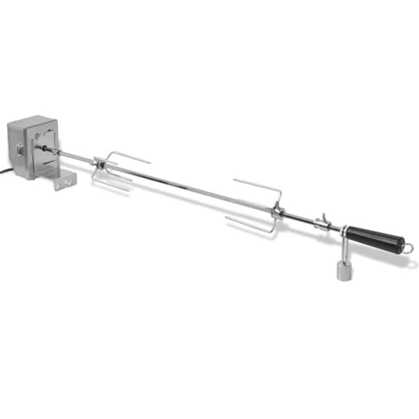 vidaXL BBQ Rotisserie-spyd med Profesjonell Motor Stål 900 mm