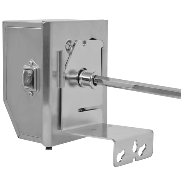 vidaXL BBQ Rotisserie-spyd med Profesjonell Motor Stål 900 mm