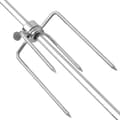 Miniatyrbilde 6 av 8: vidaXL BBQ Rotisserie-spyd med Profesjonell Motor Stål 900 mm