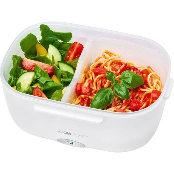 Clatronic LB 3719 Elektrisk lunchlåda Vit, Orange