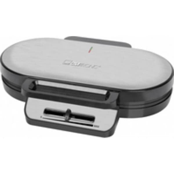 Clatronic WA 3745 Dubbelt våffeljärn Inox, Svart