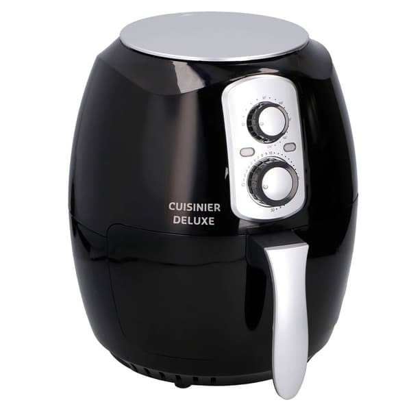 Cuisinier Deluxe  Air Fryer 1400W 3.6L Musta