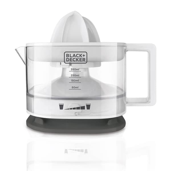 BLACK+DECKER Sitruspresse 0,35L Hvit