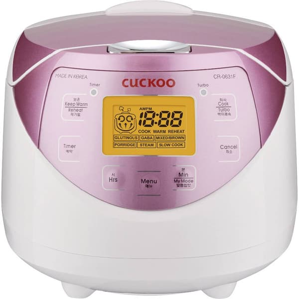 Cuckoo CR-0631F Riskokare Vit, Rosa