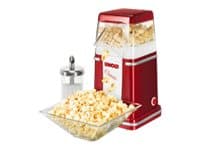 UNOLD 48525 - Popkornmaker - 900 W - metallisk rød / sølv / hvit